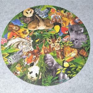 Round Table Puzzle Wild Animals 500 Pieces The Round Table Collection Complete